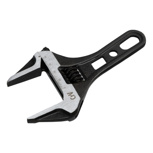 Ключ разводной 155 мм, CrV, кованый, укороченная рукоятка Denzel фото 2