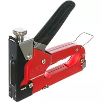 Степлер для широких скоб 3-в-1 ("тип 140" 4-14 мм, "тип 28" 10-12 мм, "тип 300" 10-14 мм, металлический корпус) КУРС 32099