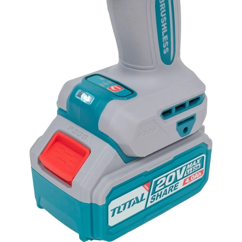 Аккумуляторный ударный гайковерт TOTAL 1/2” 850Нм  TIWLI2085 фото 8