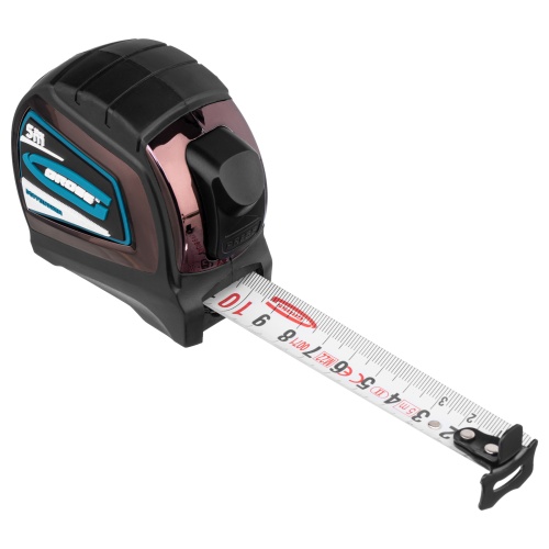 Рулетка "Doppelhaken",5 м x 25 мм,двухсторонний зацеп,Нейлон,двусторонняя шкала,автоматическая фиксация Gross фото 3