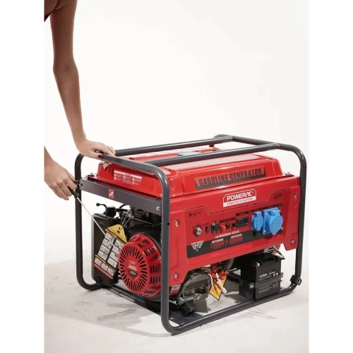 Генератор бензиновый POWERAC 8кВт PR8500H2E-ATS фото 8