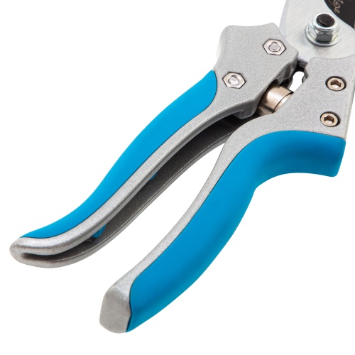 Секатор прямого реза, 205 мм, металлические обрезиненные рукоятки, Luxe, Palisad фото 5