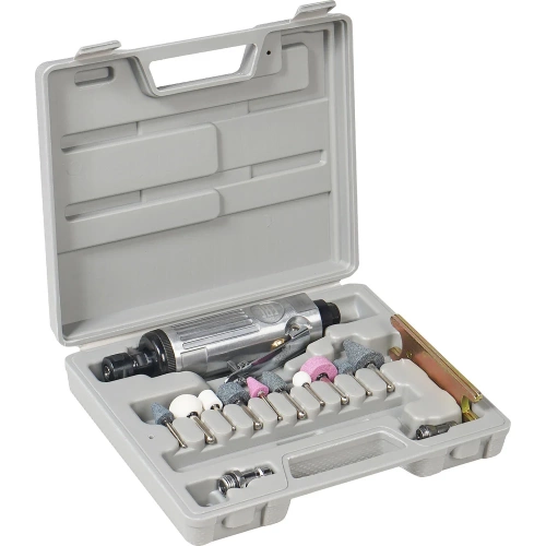 Пневматическая прямая шлифовальная машинка с оснасткой Airline 16 предметов, кейс ATBR041 фото 5 Пневматическая прямая шлифовальная машинка с оснасткой Airline 16 предметов, кейс ATBR041 фото 5