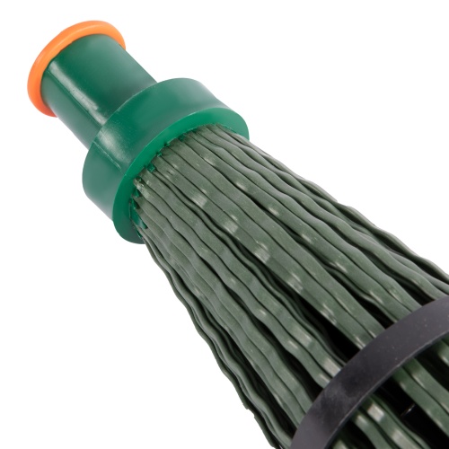 Метла полипропиленовая, 140 х 310 мм, круглая, с фиксирующим ободом, без черенка, Сибртех фото 4