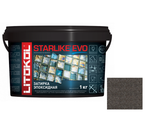 Затирка эпоксидная для швов Litokol Starlike Evo S.235 Caffe 1 кг