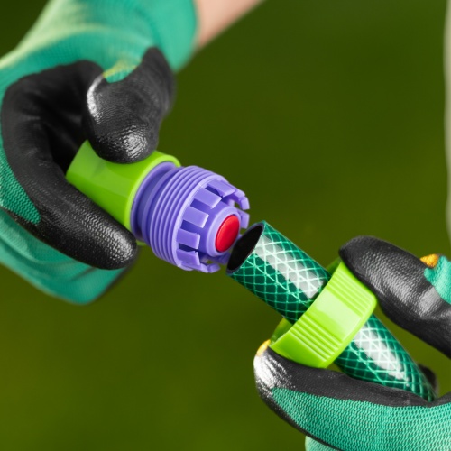 Соединитель пластмассовый, быстросъемный для шланга 3/4, аквастоп Palisad фото 5