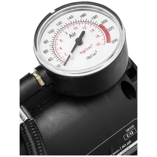 Компрессор автомобильный MTX С-12, 12 В, 17 атм, 12 л/мин 58100 фото 6