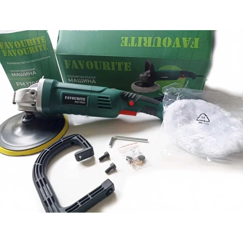 Полировальная машина FAVOURITE 1700Вт, 180 мм, 600-3000 об/мин, М14 PM 1700