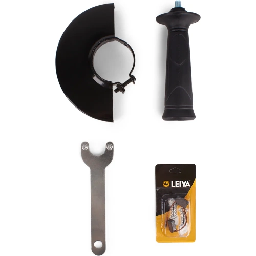 Угловая шлифовальная машинка LEIYA 125мм LY-S13302 0837 фото 5 Угловая шлифовальная машинка LEIYA 125мм LY-S13302 0837 фото 5