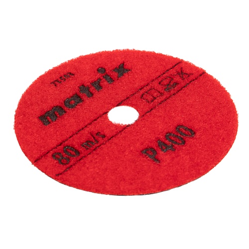 Алмазный гибкий шлифовальный круг, 100 мм, P400, сухое шлифование, 5 шт. Matrix фото 3 Алмазный гибкий шлифовальный круг, 100 мм, P400, сухое шлифование, 5 шт. Matrix фото 3