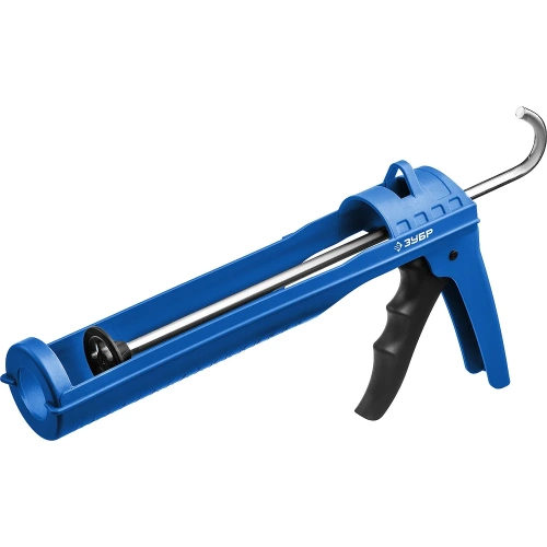 Полукорпусной пистолет для герметика Зубр 310 мл, Профессионал 06627 Полукорпусной пистолет для герметика Зубр 310 мл, Профессионал 06627