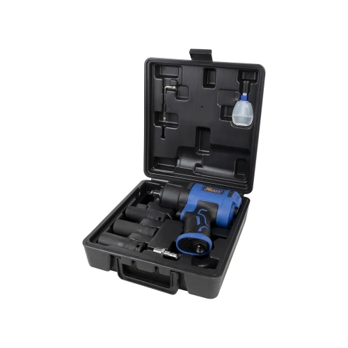 Пневматический ударный гайковерт KRAFT 1/2 1450 н.м., в кейсе с головками KT 707014 фото 4 Пневматический ударный гайковерт KRAFT 1/2 1450 н.м., в кейсе с головками KT 707014 фото 4