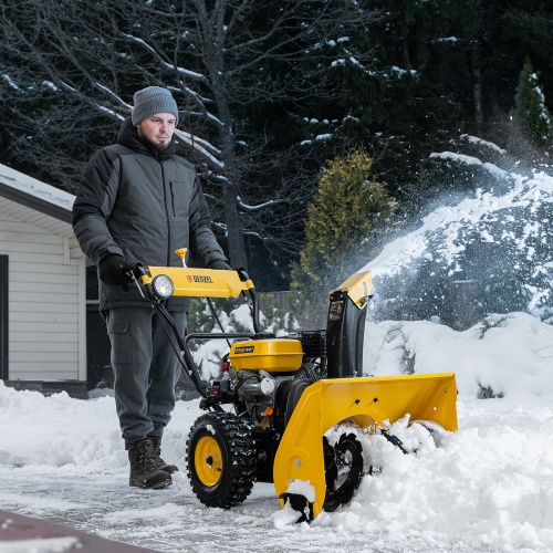 Бензиновая снегоуборочная машина SB 560 LP, 212 cc, электростартер, фара Denzel фото 29