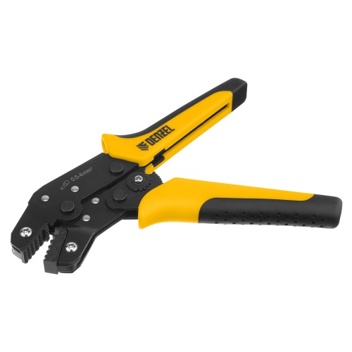 Клещи для обжима наконечников штыревых НШВ, НШВИ, НШВИ-2, 0,5-4 мм2 Denzel фото 5