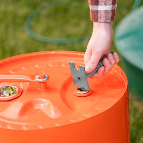 Каток газонный 70л, ручной, наливной, пробка-болт Сибртех фото 15