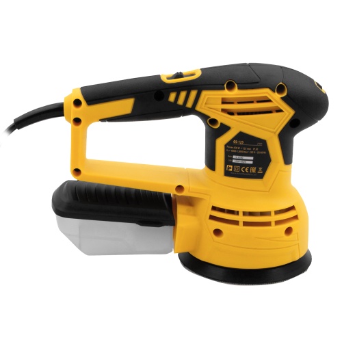 Машина шлифовальная эксцентриковая OS-125, 450 Вт, 6000-12000 об/мин Denzel фото 4