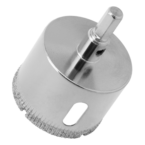 Сверло по керамической плитке и стеклу, 40 х 55 мм, шестигранный хвостовик, с центрующим сверлом Сибртех фото 2