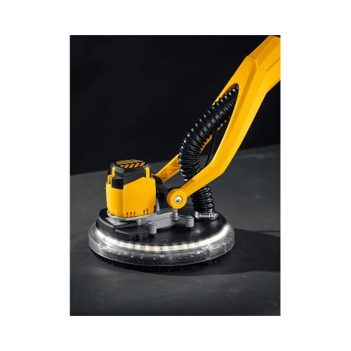 Бесщеточная шлифовальная машина для стен STEHER (жираф), кейс d225 мм, 500 Вт, подсветка DWB-500 фото 10 Бесщеточная шлифовальная машина для стен STEHER (жираф), кейс d225 мм, 500 Вт, подсветка DWB-500 фото 10