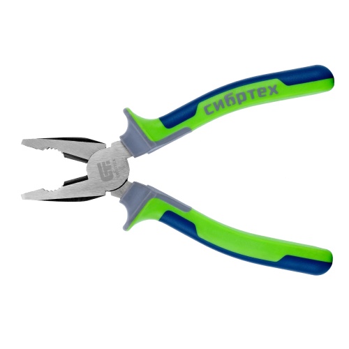 Плоскогубцы комбинированные, 200 мм, фосфатирование, трехкомпонентные рукоятки Сибртех фото 5