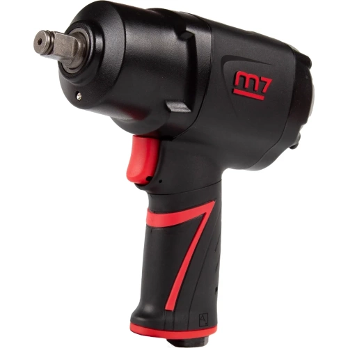 Пневматический ударный гайковерт MIGHTY SEVEN 1/2", 1627 Нм, в комплекте налобный фонарь NC-4255QL