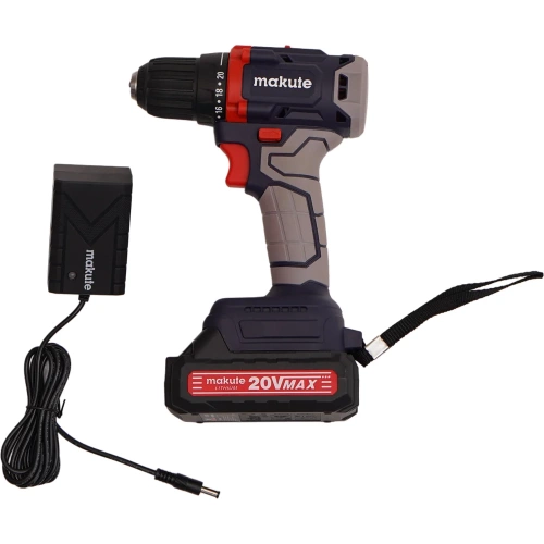 Дрель-шуруповерт аккумуляторная Makute (20В, 30Нм) CD200-2BL фото 3 Дрель-шуруповерт аккумуляторная Makute (20В, 30Нм) CD200-2BL фото 3