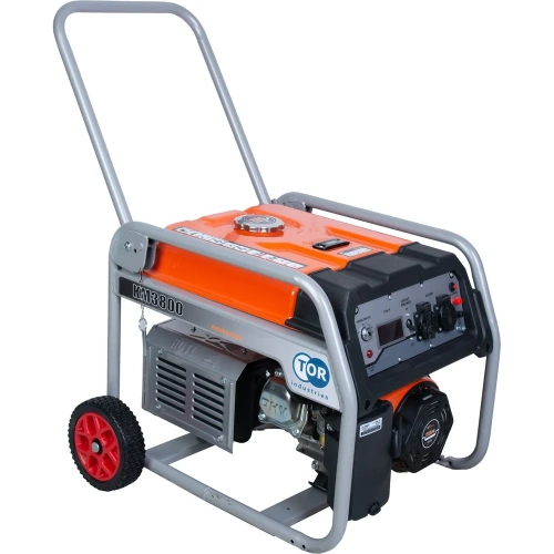 Бензиновый генератор TOR KM3800H 2,5кВт 220В 16л с электростартером и колесами 1018114 фото 4