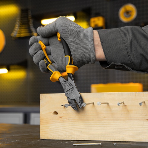 Бокорезы усиленные 180 мм, трехкомпонентные рукоятки Denzel фото 8 Бокорезы усиленные 180 мм, трехкомпонентные рукоятки Denzel фото 8