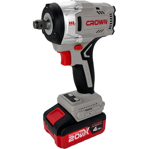 Набор инструмента CROWN гайковерт аккумуляторный (кейс), дрель-шупруповерт, универсальный аккумулятор 20VMax CT22062HX-4 BMC + CT21075HMX фото 5 Набор инструмента CROWN гайковерт аккумуляторный (кейс), дрель-шупруповерт, универсальный аккумулятор 20VMax CT22062HX-4 BMC + CT21075HMX фото 5