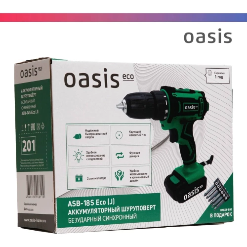 Аккумуляторный шуруповерт OASIS ASB-18S Eco фото 9 Аккумуляторный шуруповерт OASIS ASB-18S Eco фото 9
