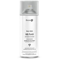 Эмаль аэрозоль алкидная универсальная Elcon белая матовая 520 мл RAL 9003
