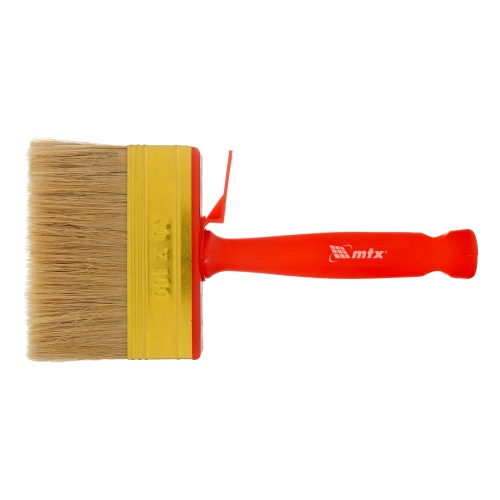Кисть-ракля, 30 х 100 мм, натуральная щетина, пластмассовый корпус, пластмассовая ручка MTX фото 3