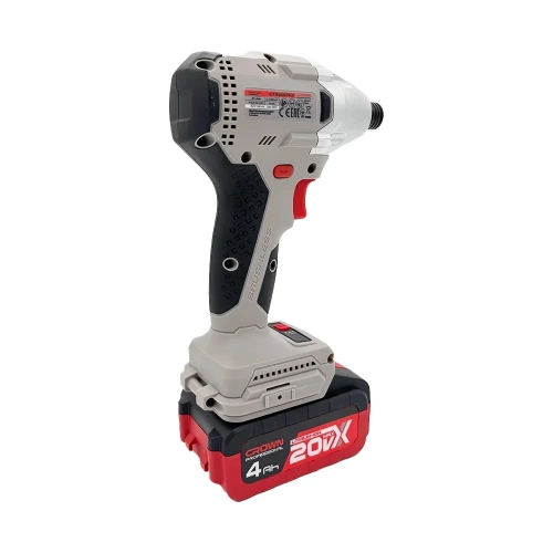 Винтоверт ударный Crown аккумуляторный (импакт) BL CT22067HX-4S TB фото 7