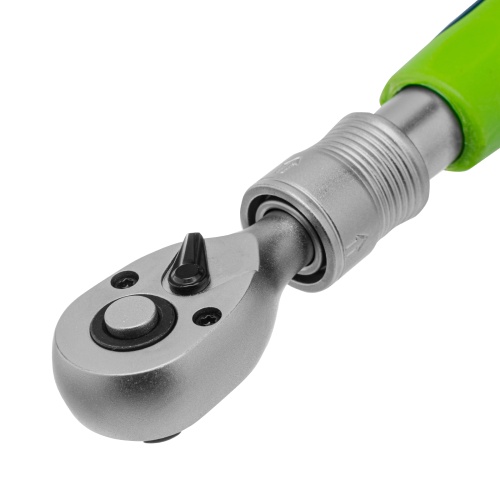 Ключ-трещотка телескопический 1/4", 170-230 мм, 72 зуба, с быстрым сбросом Сибртех фото 7