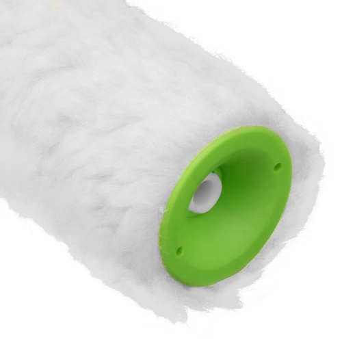 Валик сменный с натуральным мехом, 100 мм, ворс 12 мм, D 48 мм, D ручки 6 мм, Сибртех фото 3