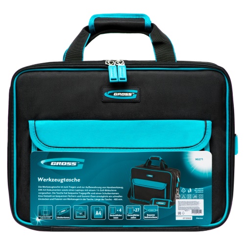 Сумка для инструмента Meister, 31 карман, отсек для ноутБука, наплечный ремень, 400 х 170 х 300 мм Gross фото 12