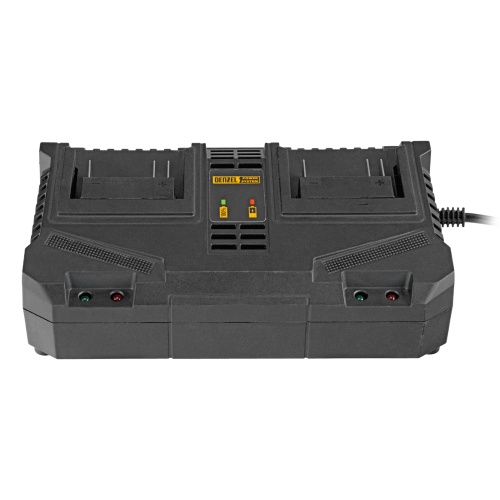 Устройство зарядное для аккумуляторов двухпортовое BCH-20-4.0x2, Li-Ion, 20 В, 4.0 А Denzel фото 4