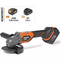 Углошлифовальная аккумуляторная машина DAEWOO DAG 3021Li SET