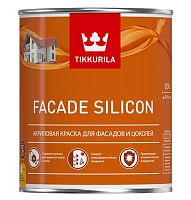 Краска фасадная Tikkurila Facade Silicon база VVA глубокоматовая 0,9 л