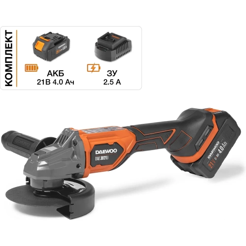 Углошлифовальная аккумуляторная машина DAEWOO DAG 3021Li SET Углошлифовальная аккумуляторная машина DAEWOO DAG 3021Li SET