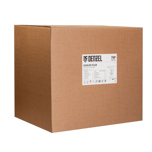 Мотоблок DPT-270X, 7 л.с, дисковое сцепление, ширина 90 см, глубина 35 см, фрез 3 х 4, ВОМ, передачи 2В/1Н Denzel фото 17