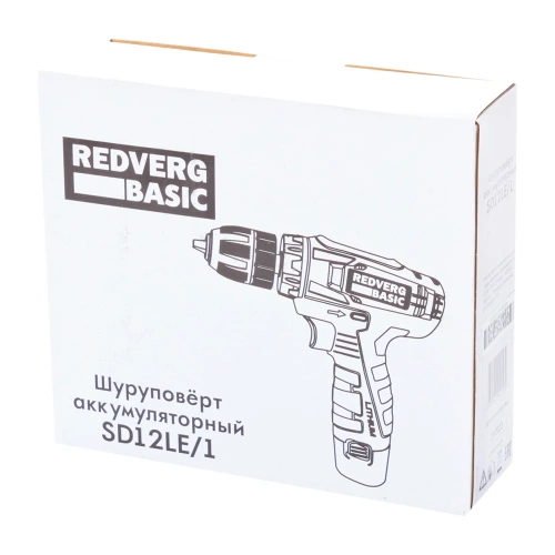 Аккумуляторный шуруповерт REDVERG Basic SD12LE/1 6680815 фото 10