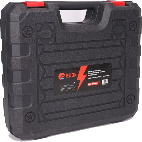 Аккумуляторная дрель бесщеточная EDON AD-21PBL набор 24895 фото 9