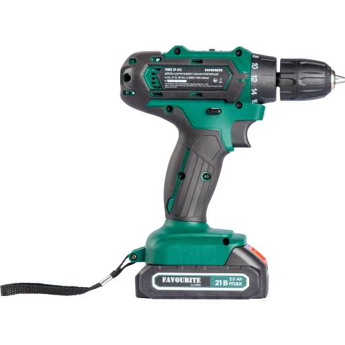 Дрель-шуруповерт аккумуляторная FAVOURITE OBS 21 DC 21В, 2/4Ач 150121021 фото 5