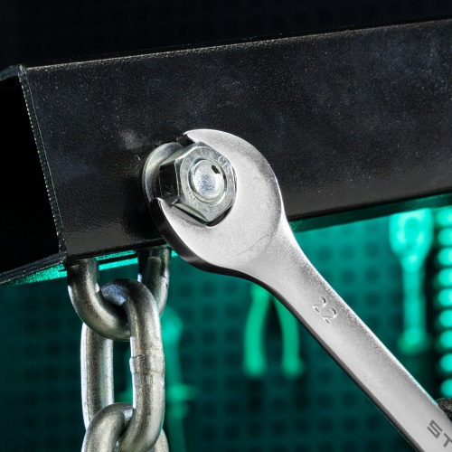 Ключ комбинированный, 22 мм, CrV, матовый хром Stels фото 7