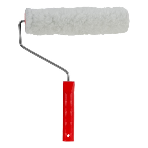 Валик "Искусственный мех", в сборе, 250 мм, D 48 мм, D ручки 6 мм, крепление шплинтом Сибртех фото 3