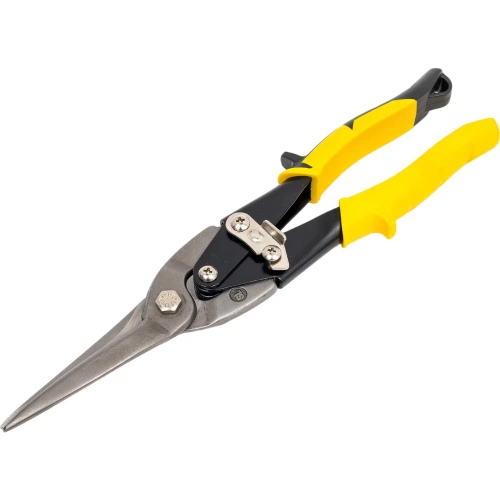 Ножницы по металлу SKRAB пряморежущие 300мм CrV желтые 24041 фото 3 Ножницы по металлу SKRAB пряморежущие 300мм CrV желтые 24041 фото 3