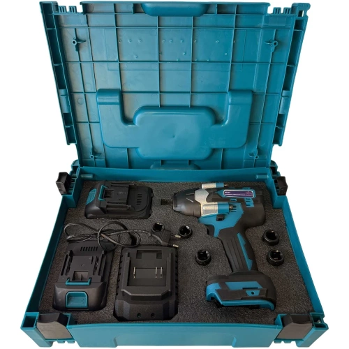 Гайковерт аккумуляторный ударный AktiTool BG204 SET (700 H*m, 20В, Li-ion аккумулятор 4000 mAh 2 шт, ЗУ, набор головок, кейс) 101311 фото 6 Гайковерт аккумуляторный ударный AktiTool BG204 SET (700 H*m, 20В, Li-ion аккумулятор 4000 mAh 2 шт, ЗУ, набор головок, кейс) 101311 фото 6