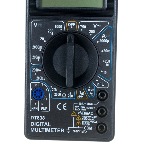 Цифровой мультиметр WHDZ DT838 фото 3 Цифровой мультиметр WHDZ DT838 фото 3