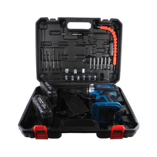 Аккумуляторная дрель-шуруповерт cd20g set (20 в, 2 li-ion аккум. 1500 mah, кейс, гибкий удл., сверла, биты) AktiTool 101209 фото 3 Аккумуляторная дрель-шуруповерт cd20g set (20 в, 2 li-ion аккум. 1500 mah, кейс, гибкий удл., сверла, биты) AktiTool 101209 фото 3