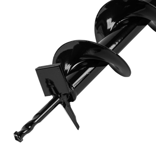 Шнек для грунта E-80, диаметр 80 мм, длина 800 мм,соединение 20 мм, несъемный нож Denzel фото 3